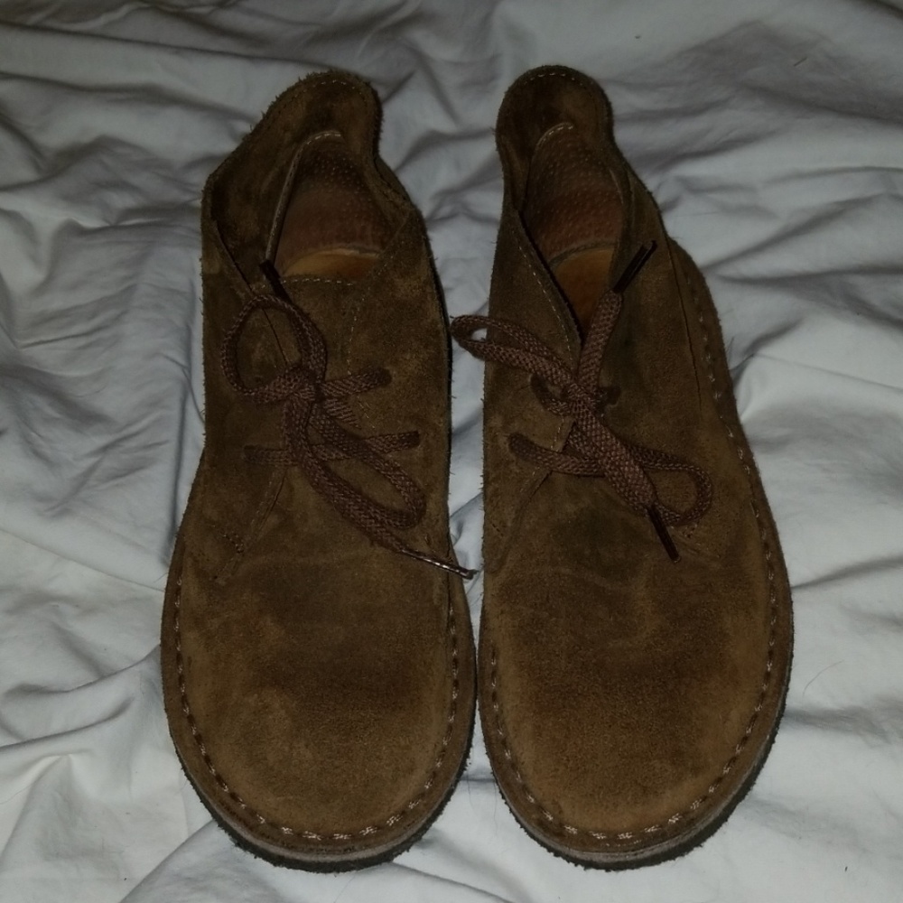 Cowcutters Big Boys Genuine Suede Brown Ankle Boot